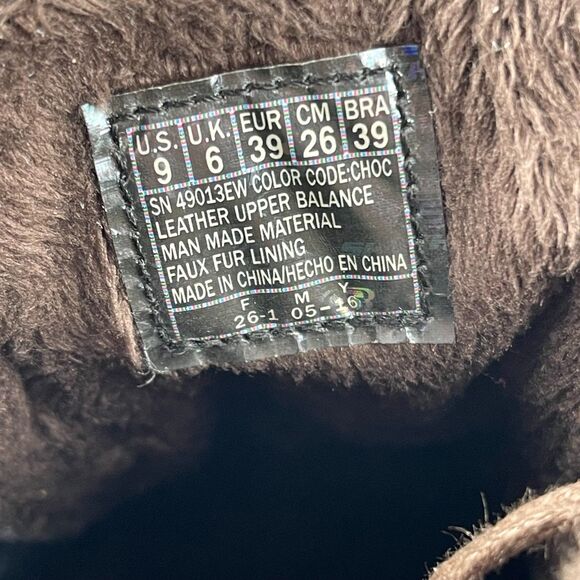 Skechers Ankle Boots Women’s 9 Brown Suede Lace Up Faux Fur Lined Relaxed Fit - Picture 11 of 11